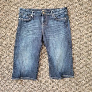 KUT From the Kloth Denim Bermuda Jean Shorts Size 8